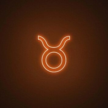 Taurus Zodiac Neon Sign