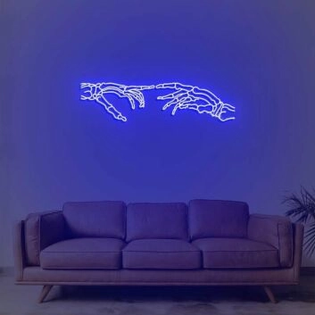 Til Death Hands Neon Sign