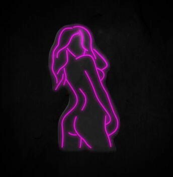 Umriss einer Frau LED-Neonschild für Bar Club