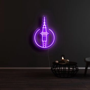 Berliner Fernsehturm LED-Neonschild Wohnzimmer Bar