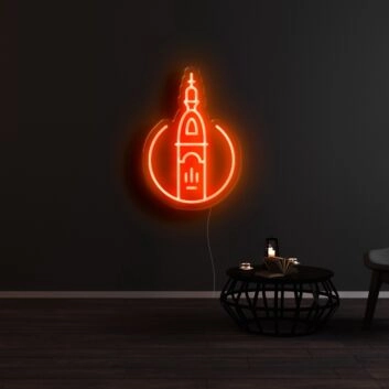Kirchturm LED-Neonschild Wohnzimmer Cafe
