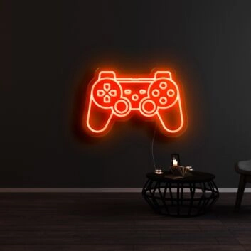 Spielcontroller LED-Neonschild für Gamingzimmer und Wohnzimmer