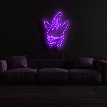 Seestern Cartoonfigur LED-Neonschild Wohnzimmer Kinderzimmer