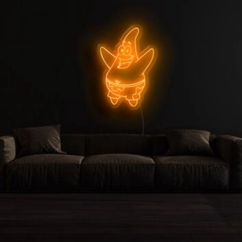 Seestern Cartoonfigur LED-Neonschild Wohnzimmer Kinderzimmer