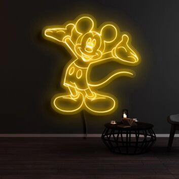 grüner Neon Giraffenkopf LED-Neonschild Wohnzimmer Kinderzimmer