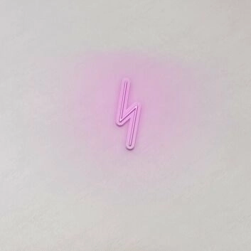 Blitzsymbol LED-Neonschild für Gaming und Bar