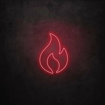 Flamme Symbol LED-Neonschild für Bar Club