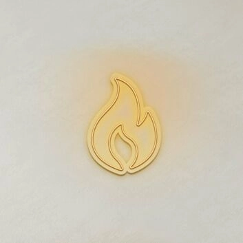 Flamme Symbol LED-Neonschild für Bar Club