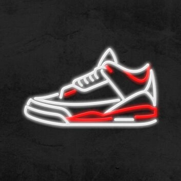 Sneaker LED-Neonschild für Sneaker Store und Wohnzimmer
