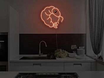 Garnele LED-Neonschild für Küche oder Restaurant