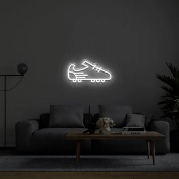 Fußballschuh LED-Neonschild für Wohnzimmer und Sportbar