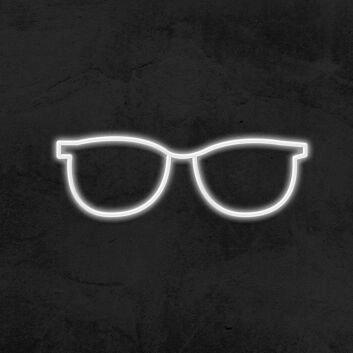 Brille LED-Neonschild für Wohnzimmer und Optikgeschäft