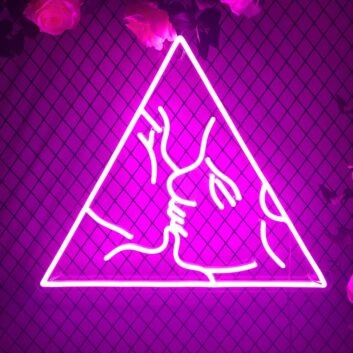 Küssendes Paar LED-Neonschild für Bar oder Schlafzimmer