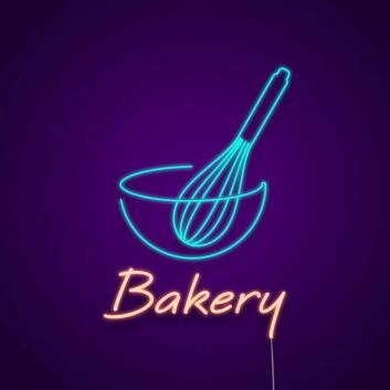 Bakery LED-Neonschild für Bäckerei Café