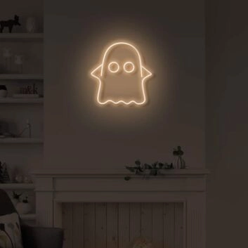 Geist Symbol LED-Neonschild Wohnzimmer Kinderzimmer