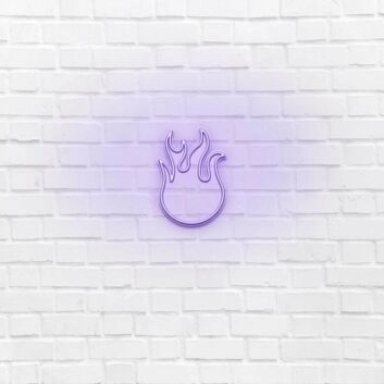 Flamme Symbol LED-Neonschild für Bar und Restaurant