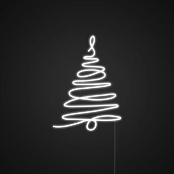 Weihnachtsbaum LED-Neonschild Wohnzimmer Weihnachtsdeko