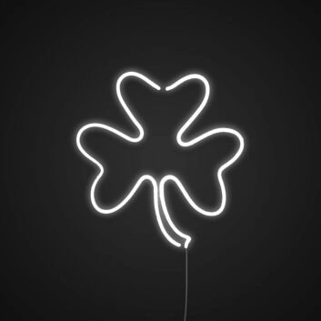 Glücksklee LED-Neonschild Wohnzimmer Büro
