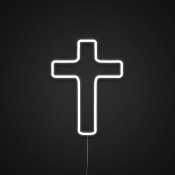 Kreuz LED-Neonschild Kirche Wohnzimmer