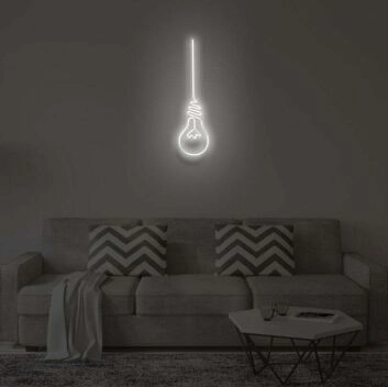 Glühbirne LED-Neonschild Wohnzimmer Büro
