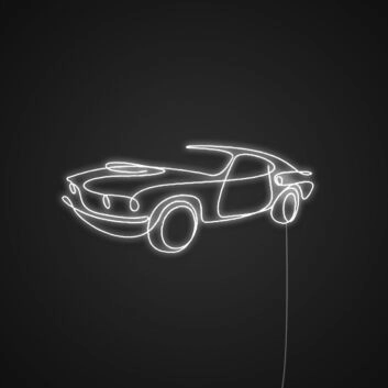Sportwagen LED-Neonschild für Garage und Wohnzimmer