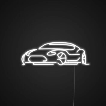 Sportwagen LED-Neonschild für Garage und Wohnzimmer