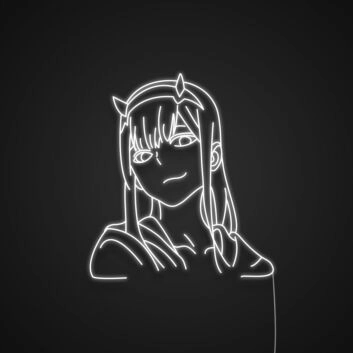 Anime Mädchenporträt LED-Neonschild Gaming Zimmer
