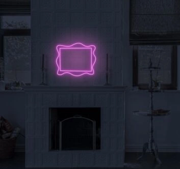 Bilderrahmen LED-Neonschild Wohnzimmer Dekoration