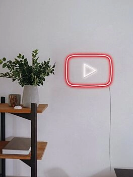 Play Symbol LED-Neonschild für Gaming Studio