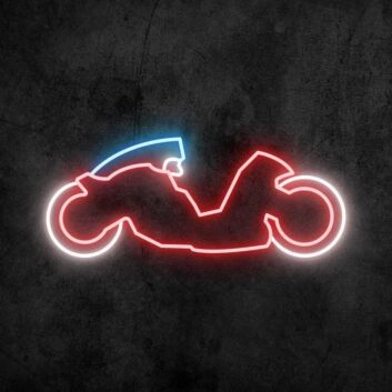Futuristisches Motorrad LED-Neonschild für Gaming Bar