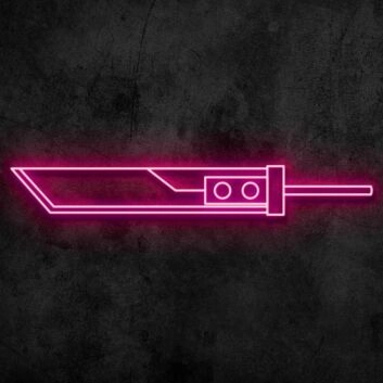 Fantasieschwert LED-Neonschild für Gamingzimmer und Bar