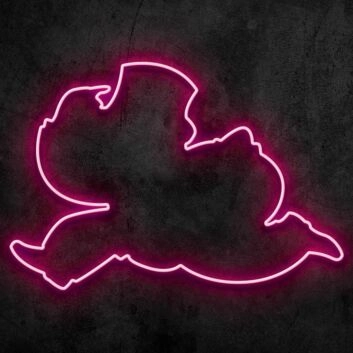 fliegender Engel LED-Neonschild Wohnzimmer Bar