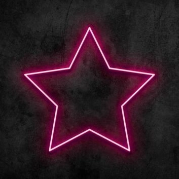 Stern LED-Neonschild für Wohnzimmer und Bar