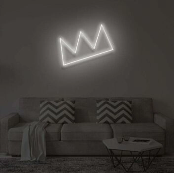 Krone LED-Neonschild Wohnzimmer Schlafzimmer