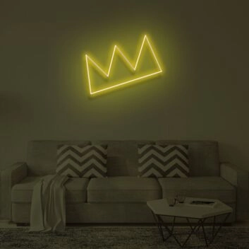 Krone LED-Neonschild Wohnzimmer Schlafzimmer