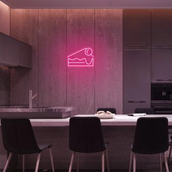 Kuchenstück LED-Neonschild für Küche oder Café