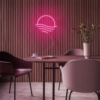 Sonnenuntergang LED-Neonschild Wohnzimmer Café