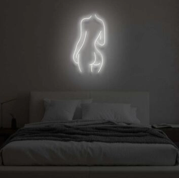 Neon Frauenkörper Silhouette LED Neonschild