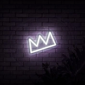 Krone LED-Neonschild Wohnzimmer Bar