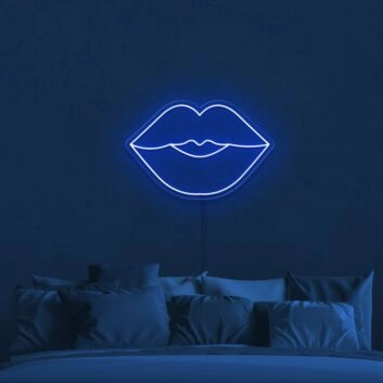 Lippen Symbol LED-Neonschild für Schlafzimmer Wohnzimmer