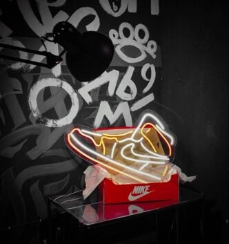 Sportschuh LED-Neonschild für Sneaker Store und Wohnzimmer