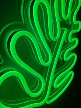 Blatt LED-Neonschild Wohnzimmer Cafe