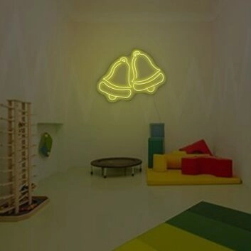Glocken LED-Neonschild für Wohnzimmer und Kinderzimmer