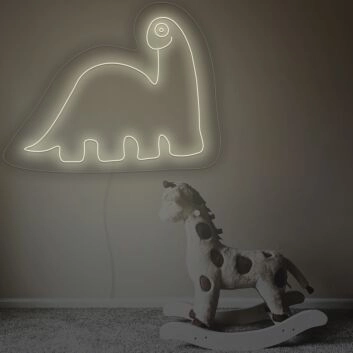 Dinosaurier LED-Neonschild Kinderzimmer