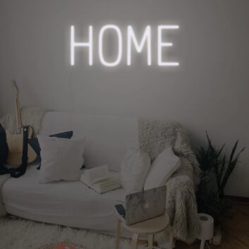 HOME LED-Neonschild Wohnzimmer Schlafzimmer
