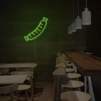 Bratwurst LED-Neonschild für Restaurant Bar