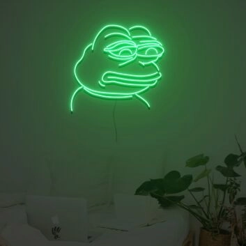 Froschgesicht LED-Neonschild Wohnzimmer Schlafzimmer