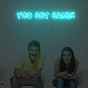 YOU GOT GAME! LED-Neonschild für Gaming Zimmer