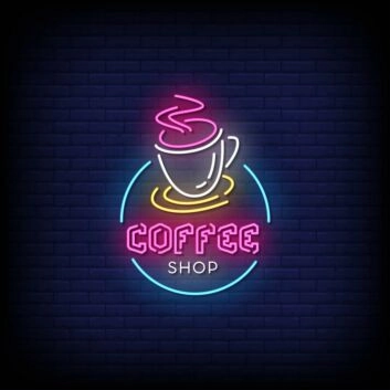 Coffee Shop Neon Sign