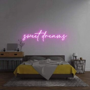 sweet dreams LED-Neonschild für Schlafzimmer
